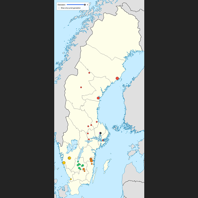 Map wiht timeline